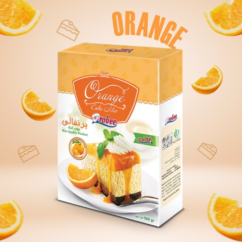 پودر کیک پرتقالی